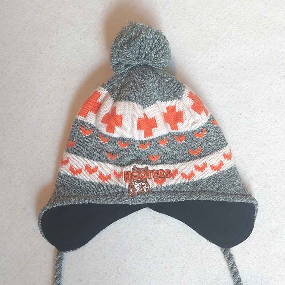 HOODIE HEADWARE HOOTERS knit winter beanie toque NWOT